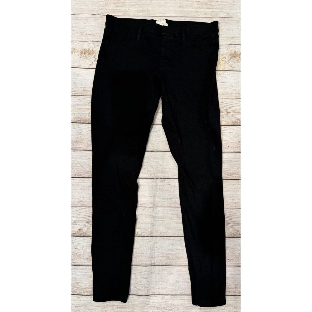 J.Crew Gigi Pant Black Ponte Knit Legging Trousers Size 6